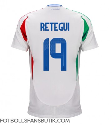 Italien Mateo Retegui #19 Replika Bortatröja EM 2024 Kortärmad